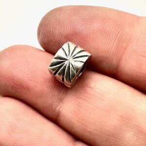 Pandora Sunburst Clip Spacer Bead Charm 925 ALE Sterling Silver